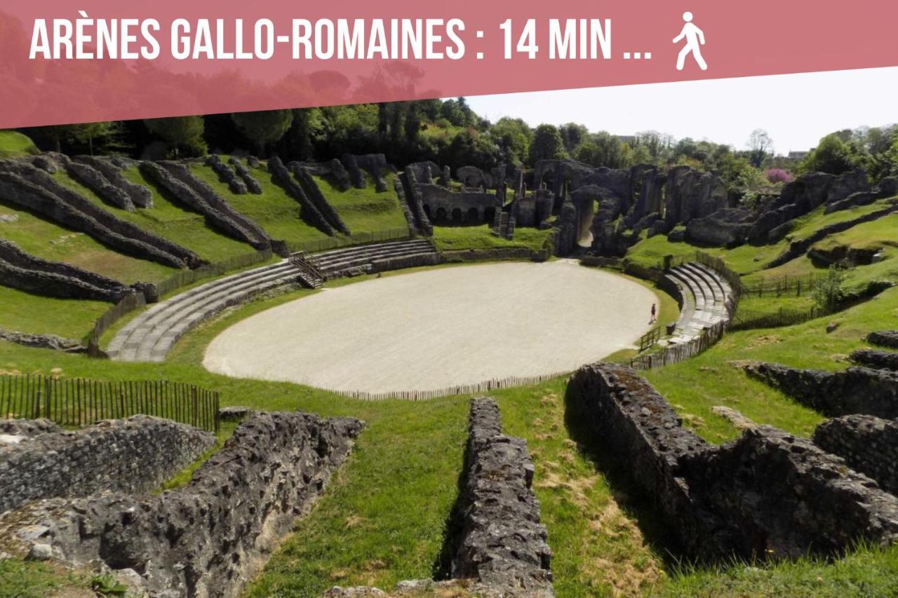 Ღ Le Saintois • Au Coeur De Ville, Spacieux & Wifi Saintes Ngoại thất bức ảnh